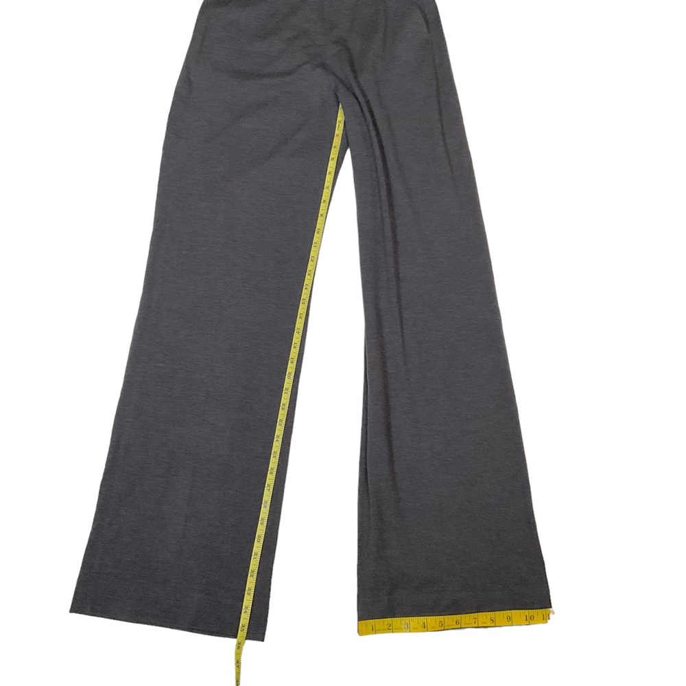 Faconnable Women’s High-Rise Wide Leg Trouser Gray Stretch Wool Dress Pa… - Picture 11 of 16